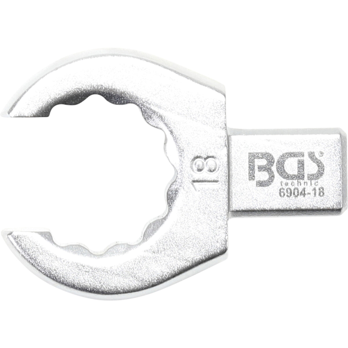 BGS Einsteck-Ringschlüssel | offen | 18 mm (BGS 6904-18)
