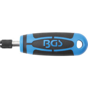 BGS Handgriff für Bürsten | für Art. 3078 | Abtrieb Innensechskant 6,3 mm (1/4) (BGS 3078-2)