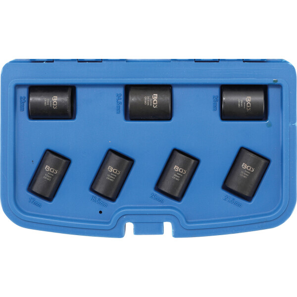 BGS Technic Twist Socket Set  Spiral Profile  / Screw Extractor 125 Mm 12 20 Mm 34 Drive 22 41 Mm 6 Pcs