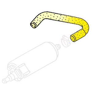 Connecting fuel hose for Polo G40 (OEM only to compare 867201543a)