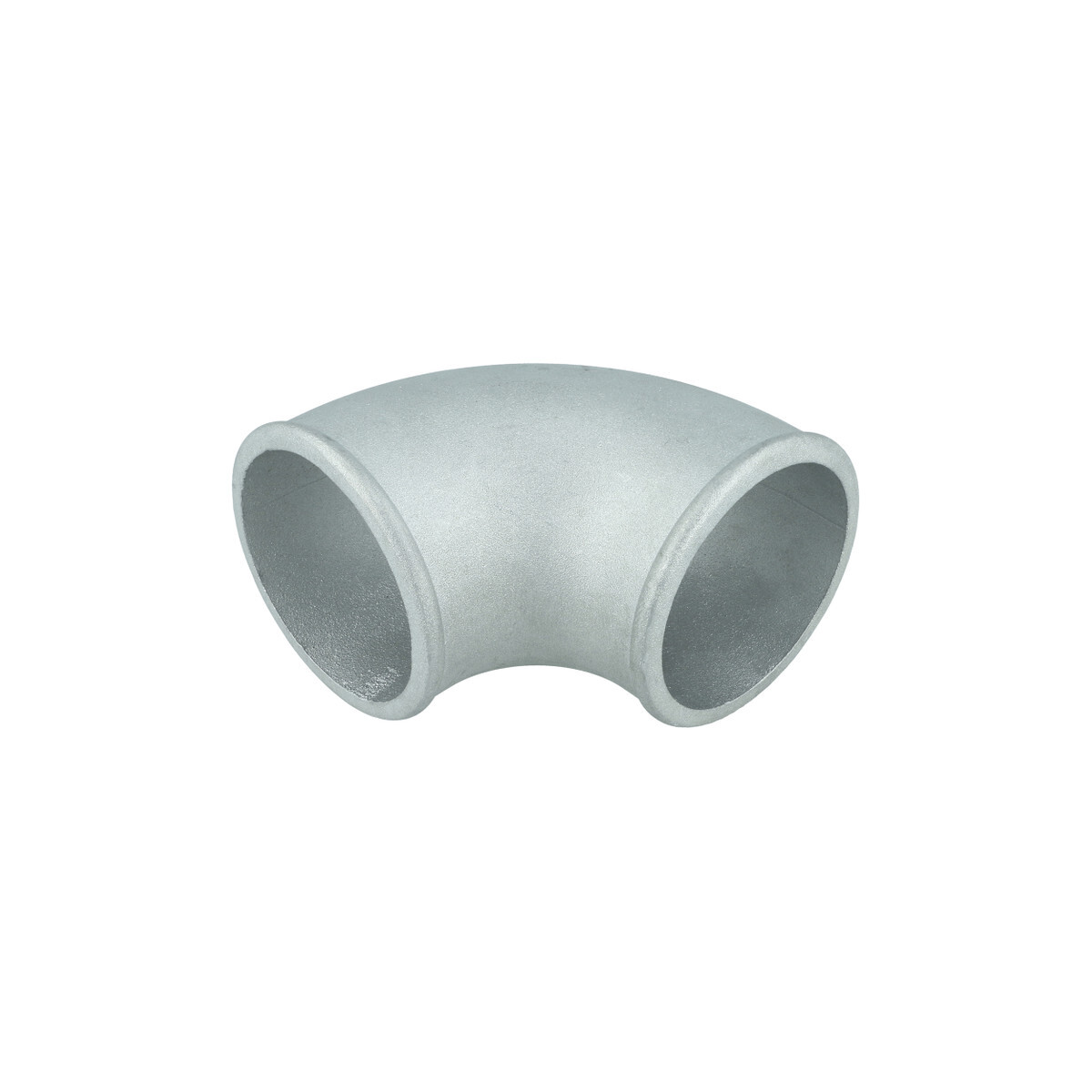 90° cast aluminum elbow 76mm (3) - small radius