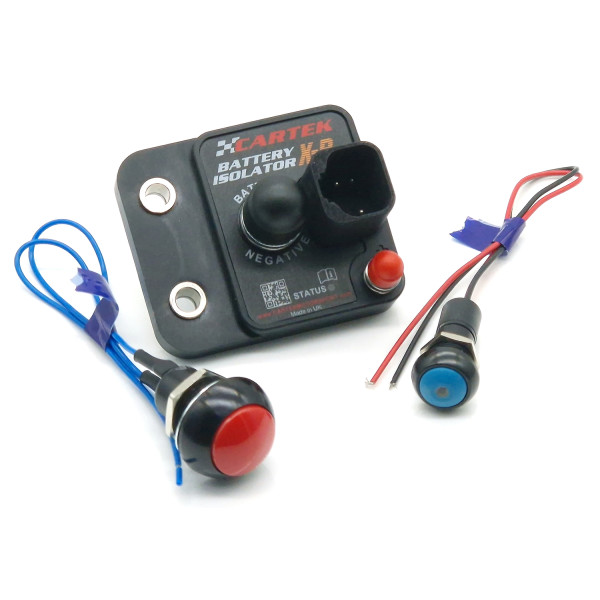 Cartek GT Solid State Battery Isolator Kit With Blue External