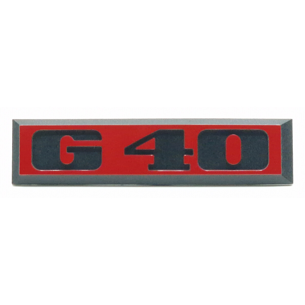 Vorderer Schriftzug/Emblem G40 für VW Polo 86 G40, bis 