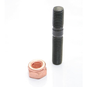 Stud bolt (M8x30) + copper nut for fixing the exhaust...