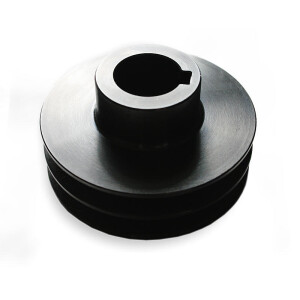 G40 pulley with 68mm diameter (from steel, black color)