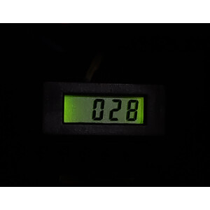 Digital exhaust themperature indicator (Green display)